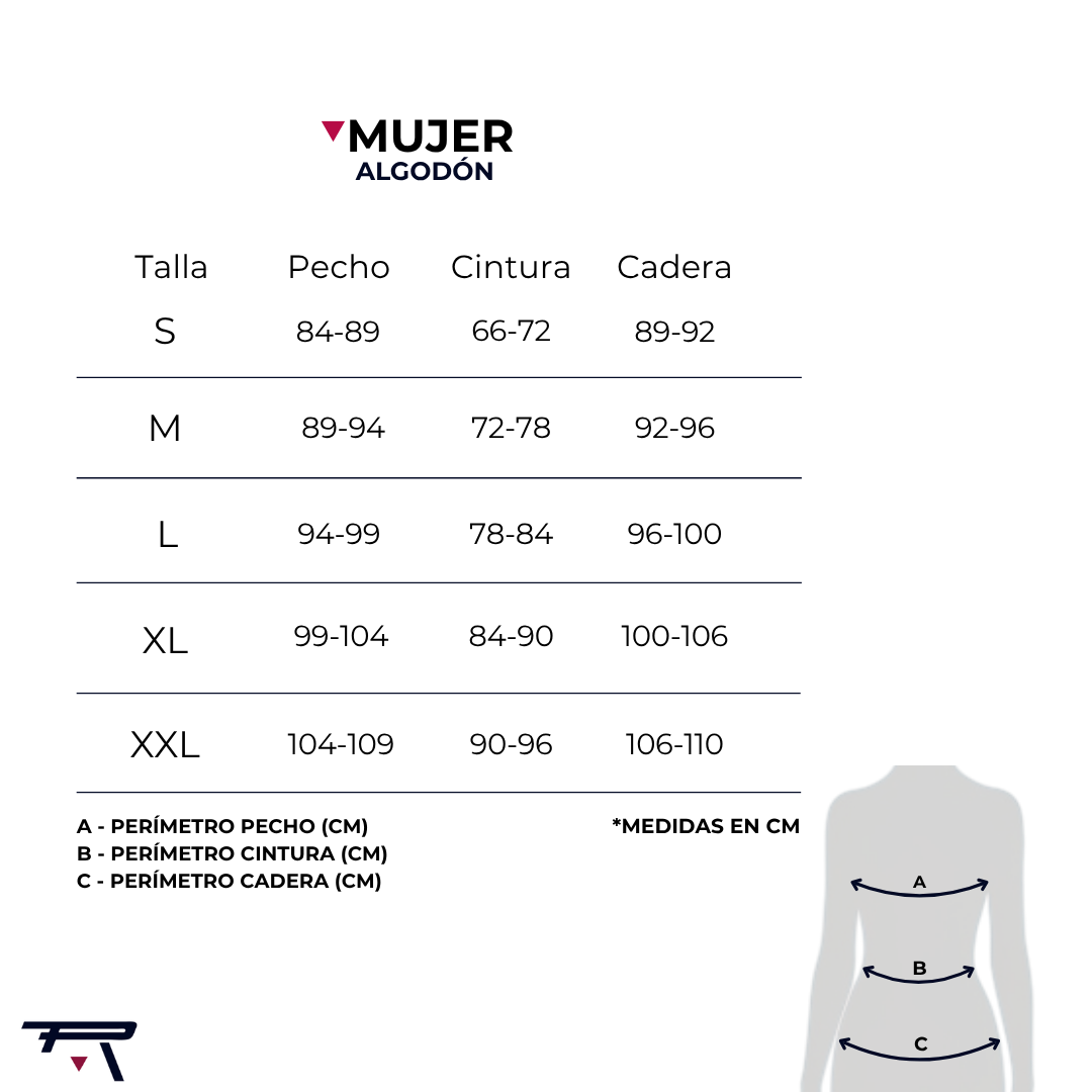 Guía de tallas mujer desktop